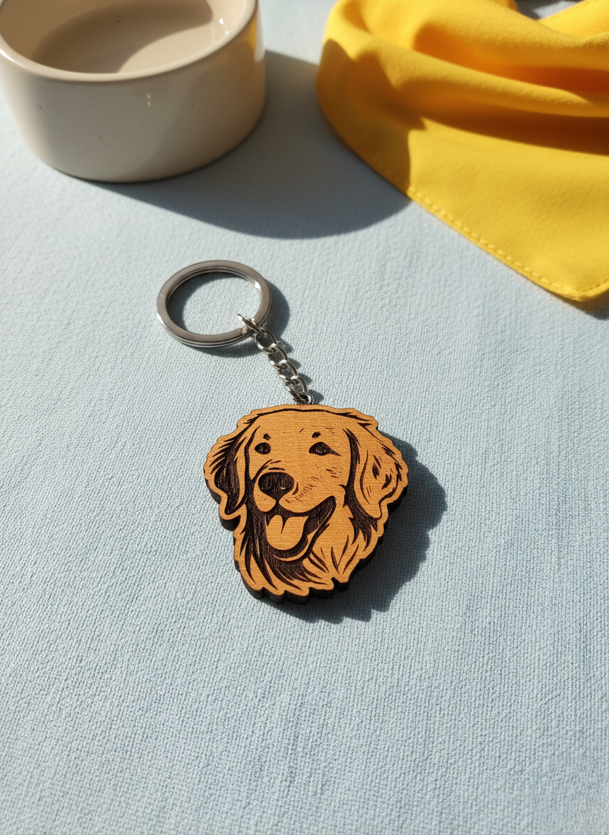 Porte-clés Golden Retriever