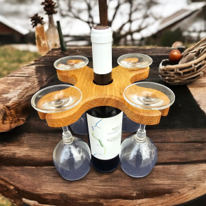 Support à 4 verres de Vin