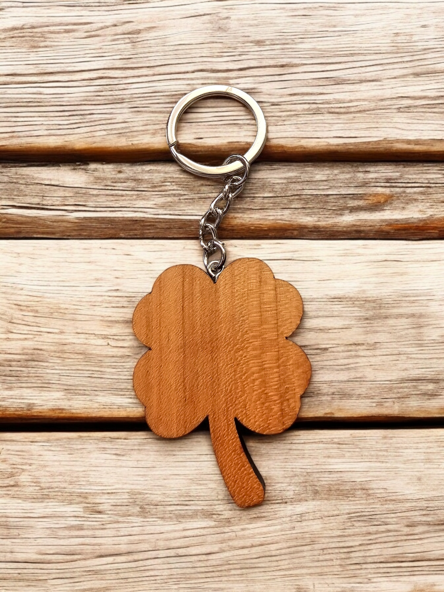 Porte-clés Trèfle à Quatre Feuilles – Image 2