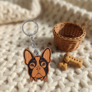 Porte-clé Bouledogue Français