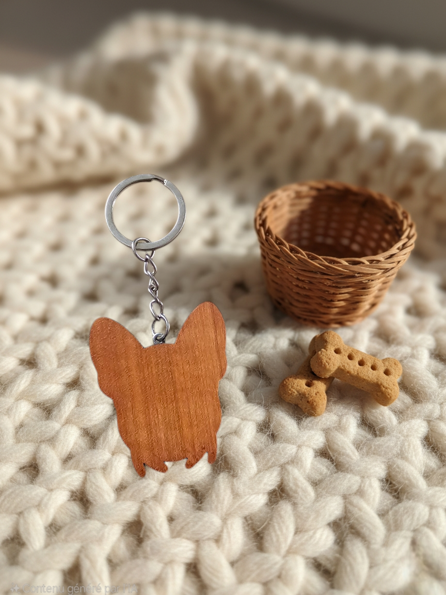 Porte-clé Bouledogue Français – Image 3