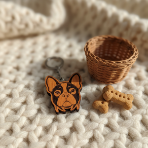 Porte-clé Bouledogue Français