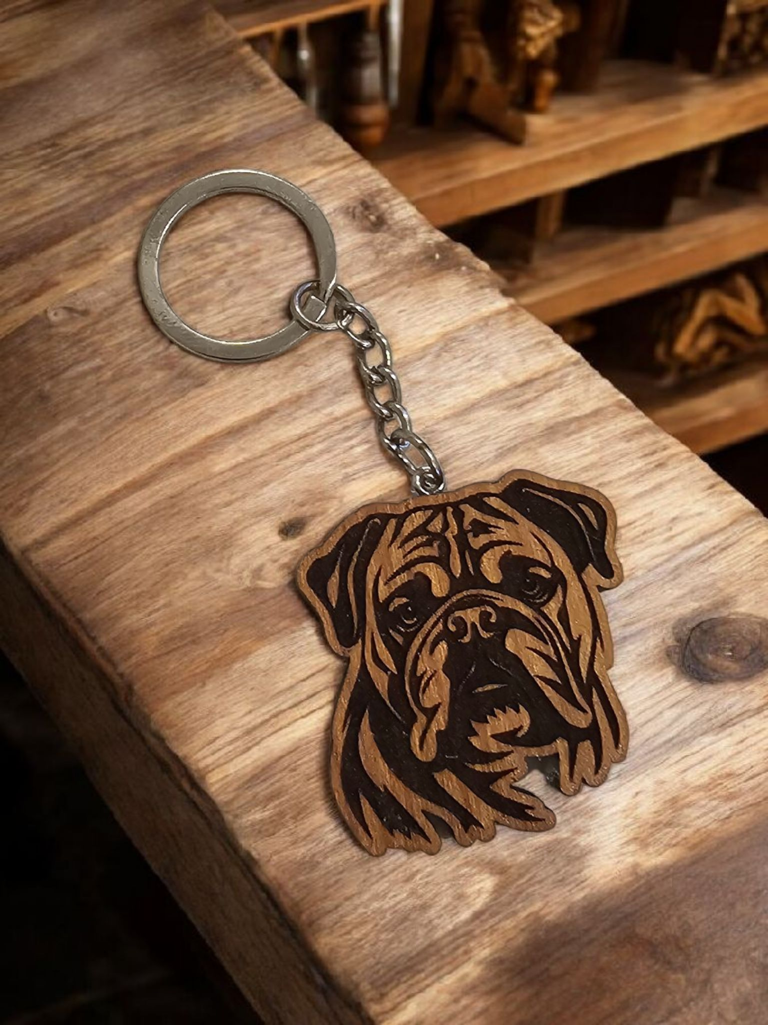 Porte-clés Bouledogue Anglais