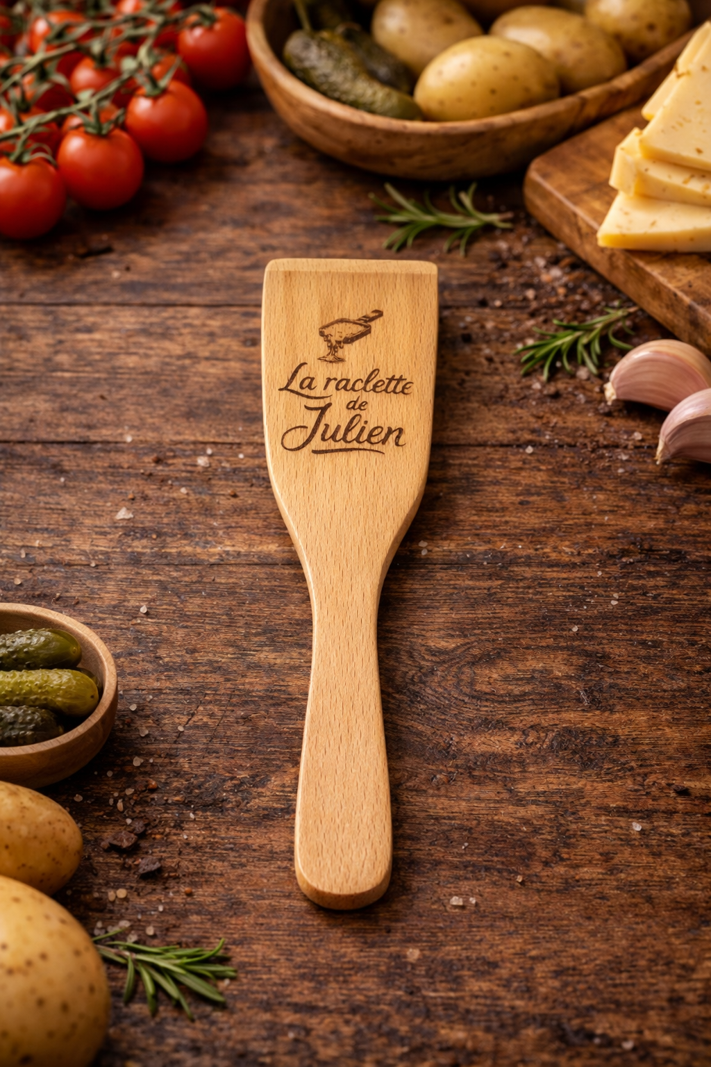 SPATULE À RACLETTE PERSONNALISÉE – Image 2